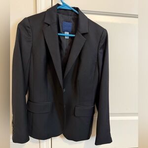 J. Crew timeless super 120s wool blazer in black. Women’s size 0